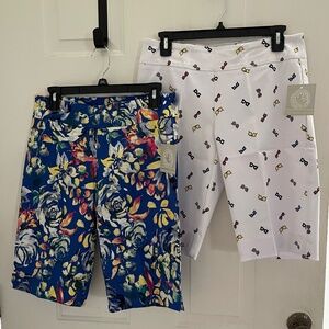 NWT  Two pairs JUNIPER +LIME Bermuda Shorts Women's size 8